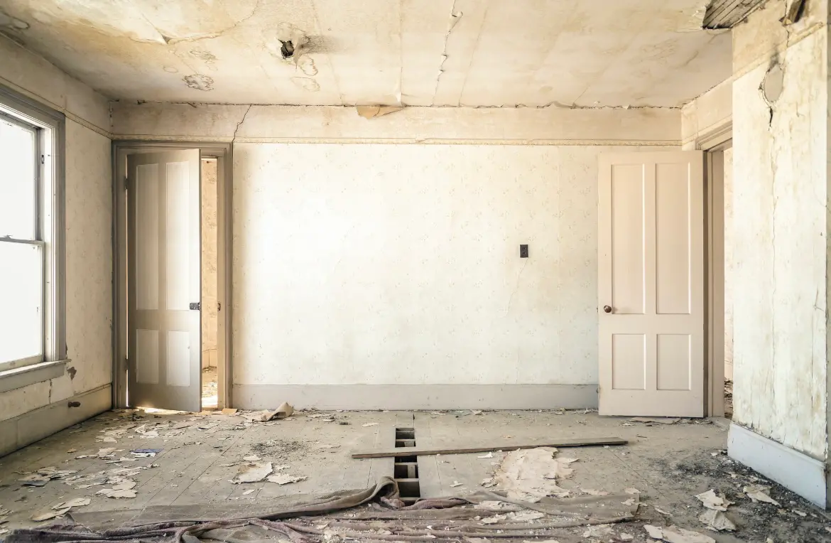 Waste disposal crew managing a cleanout project in New Hope